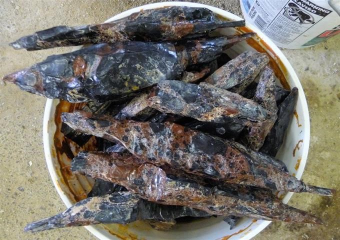 Knapping Materials Obsidian Needles For Fat Needles